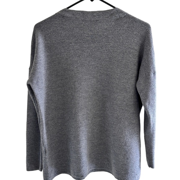 Eileen Fisher Gray Long Sleeved Merino Wool (Size: PL) - Picture 5 of 6
